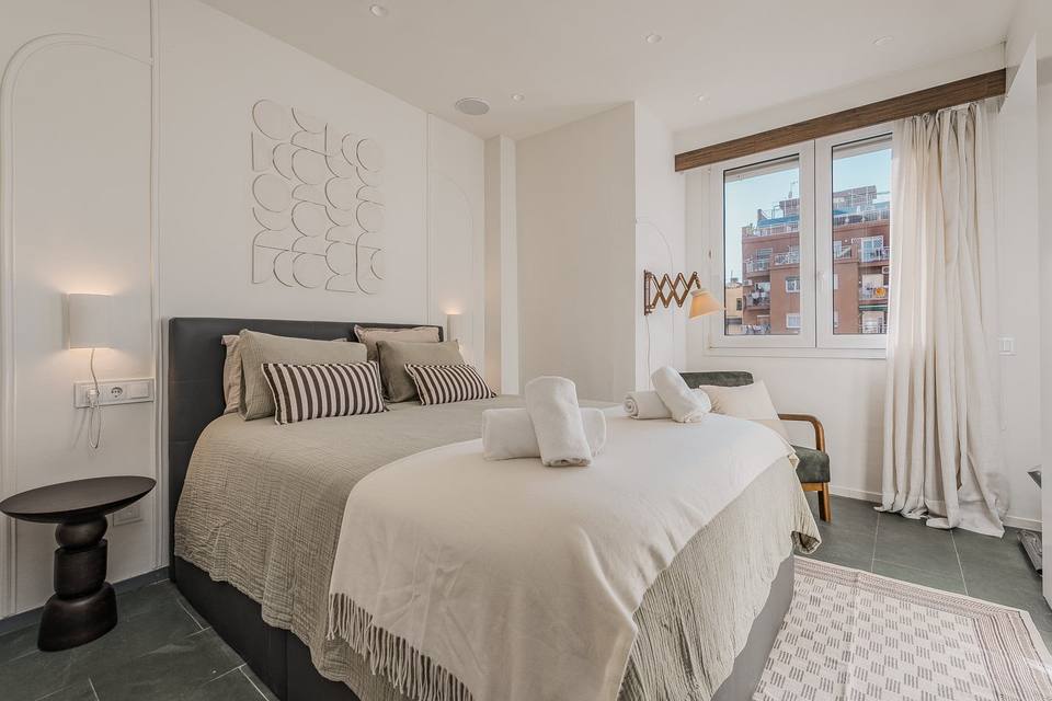 Balcón privado con vista abierta