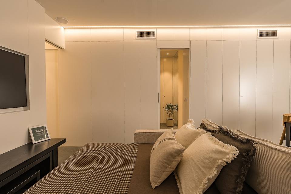 Piso de dos dormitorios con balcón en el Eixample