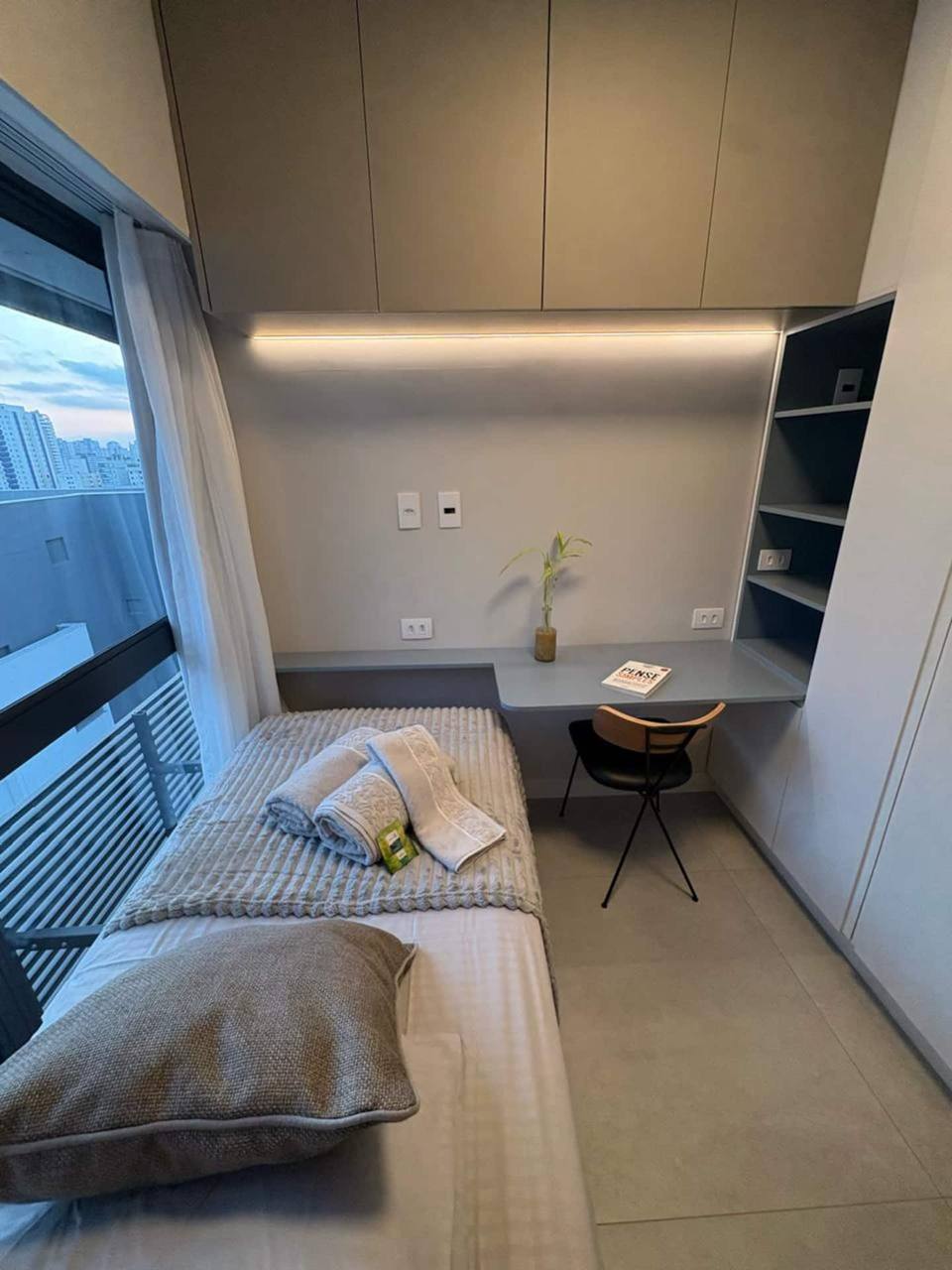 Second bedroom with dedicated workspace