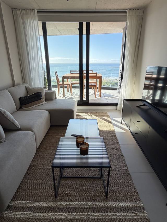 Living room with sofa and television