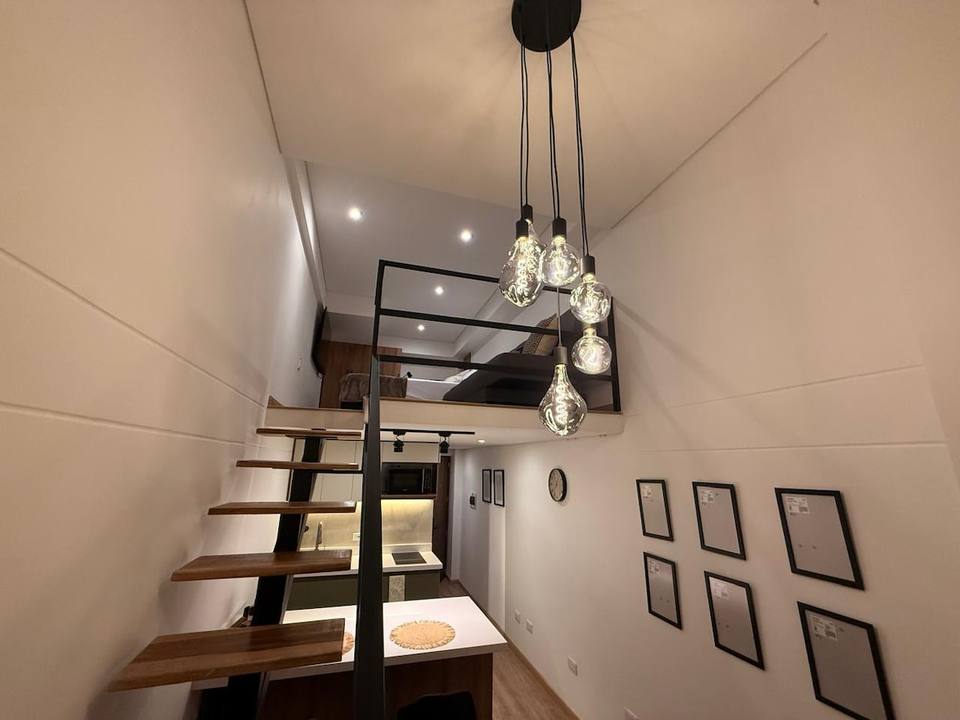 Designer stairs to the bedroom