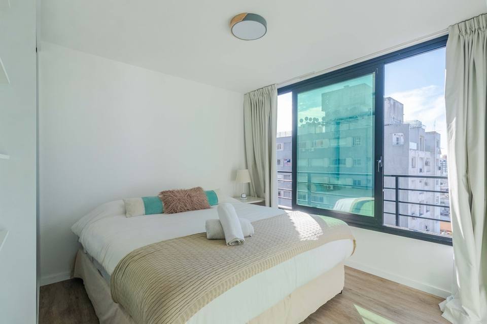 Quarto principal confortável
