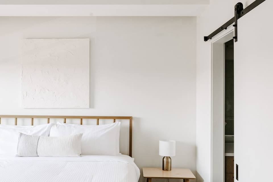 Quarto principal com cama king
