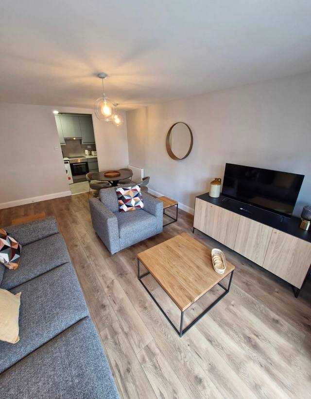 Spacious and modern living room