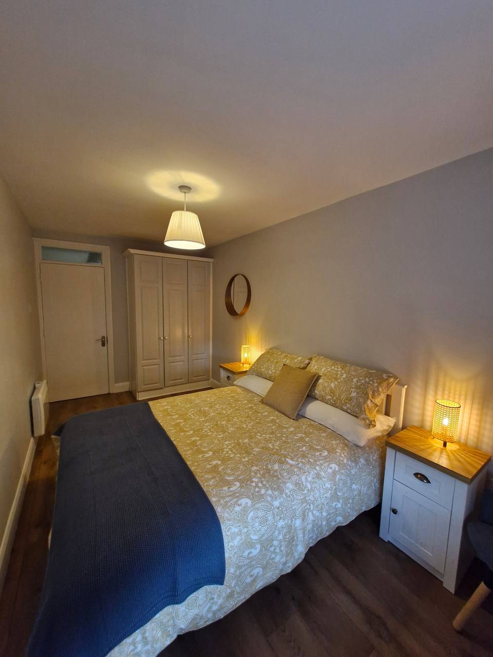 Master bedroom with king bed