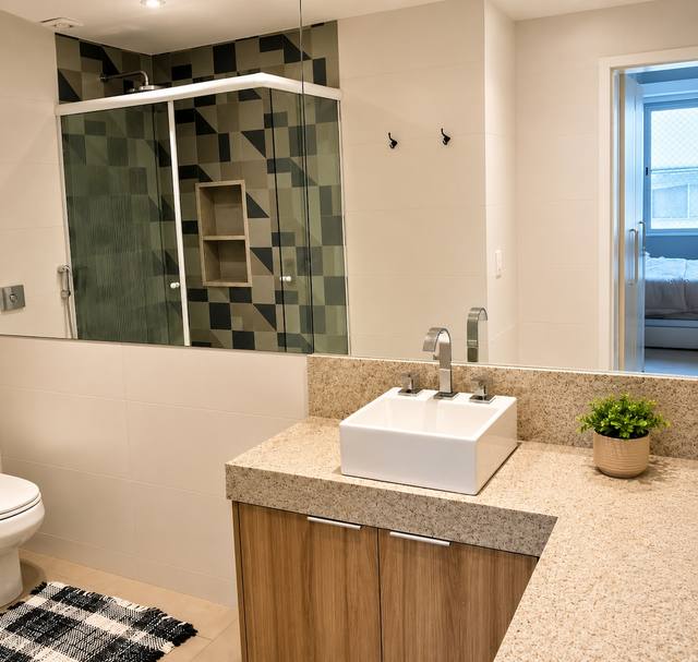 Moderno apartamento en Ipanema con piscina y sauna