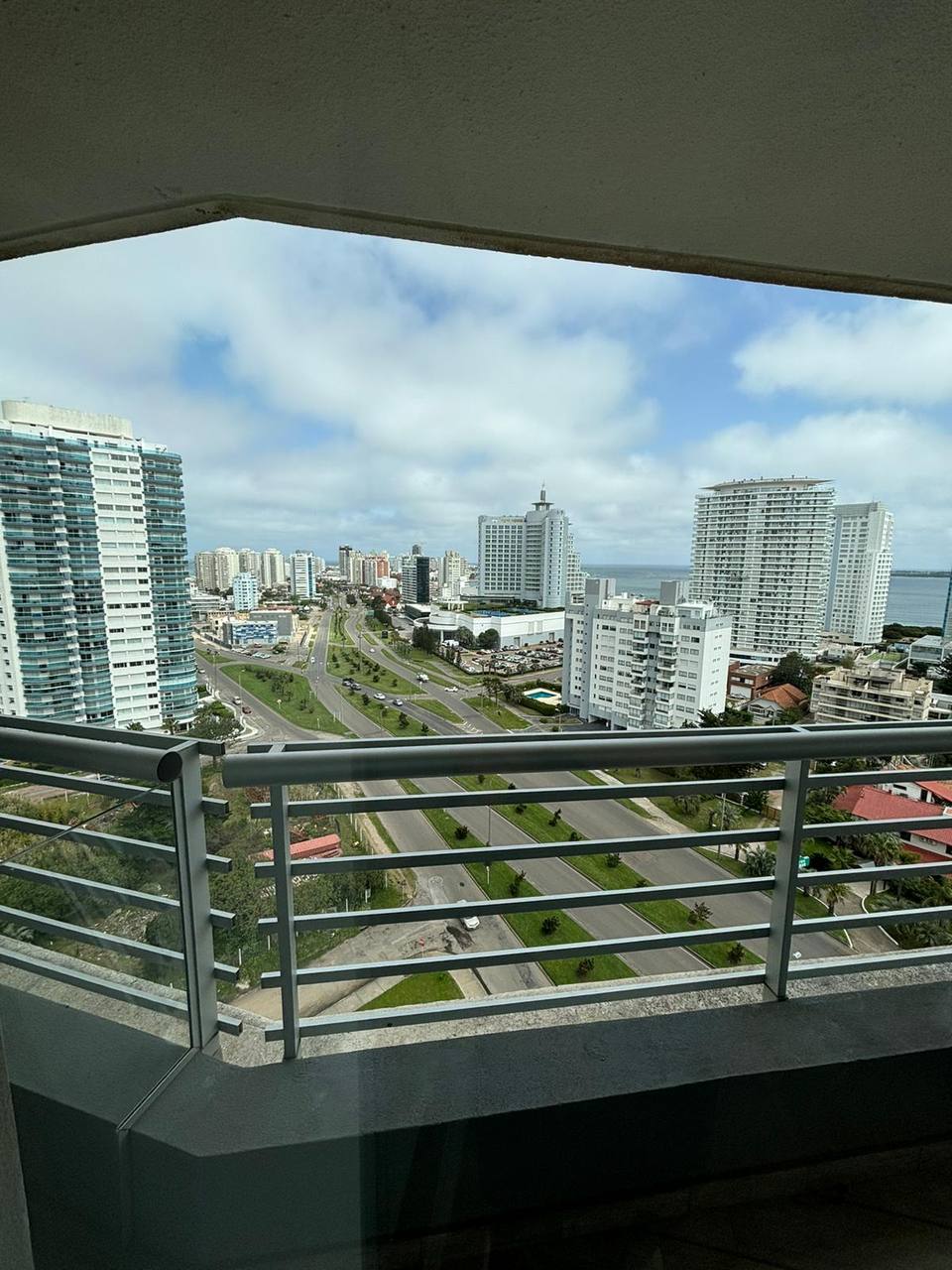 Outdoor view from a balcony