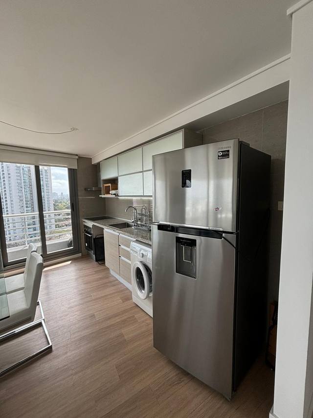 Integrated kitchen with appliances, exterior view