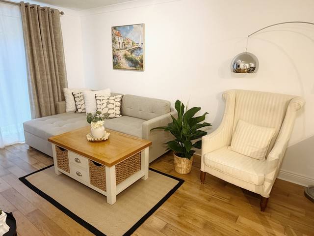 Cozy living room with contemporary design