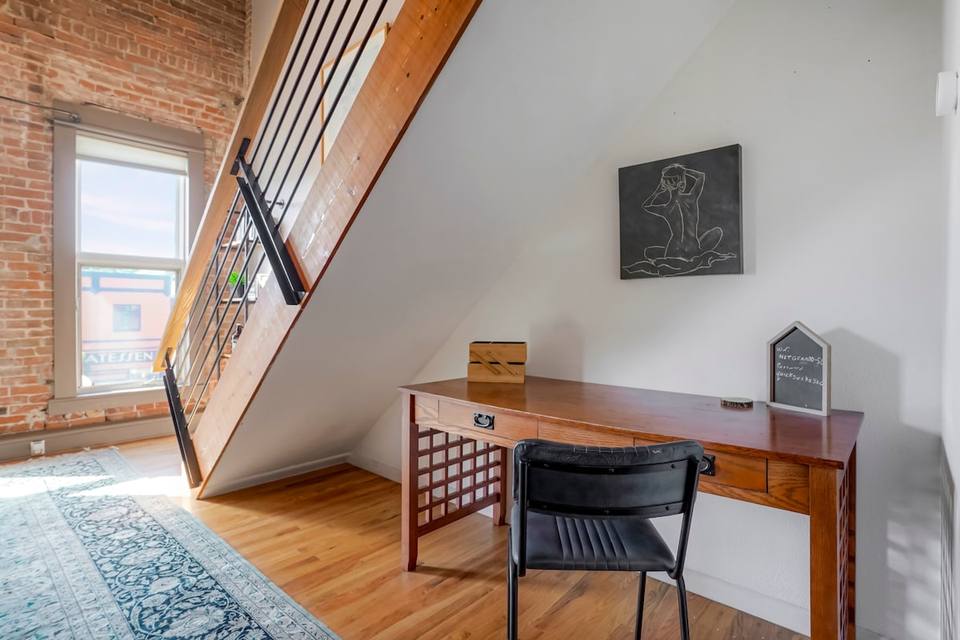Dedicated office space for remote work
