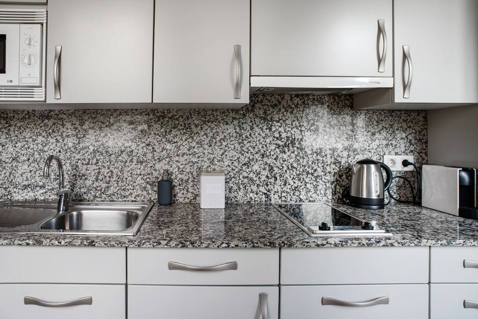 Estudio con cocina en el centro de Barcelona