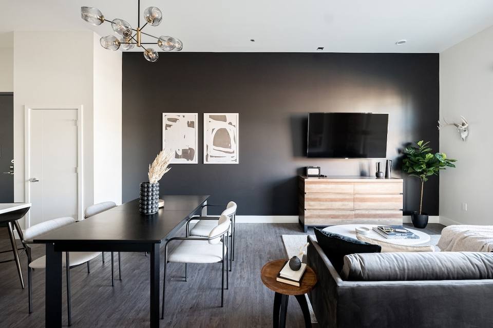 Espaço integrado com design moderno e funcional